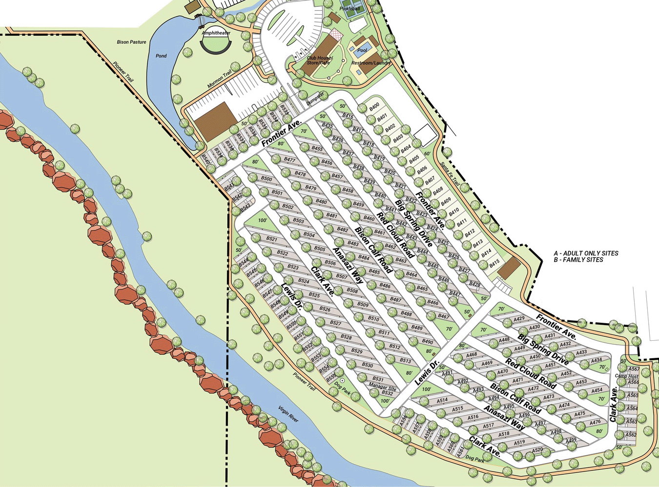 RV Pad Map