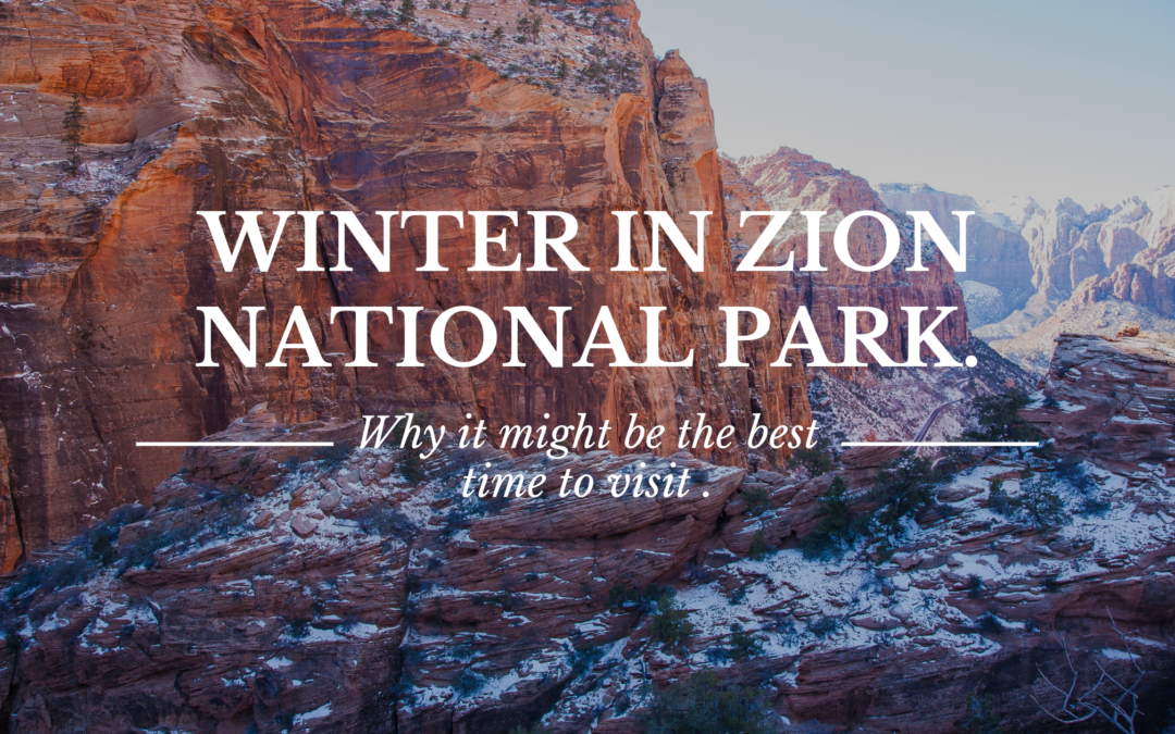 Winter In Zion National Park: An Experience Like No Other