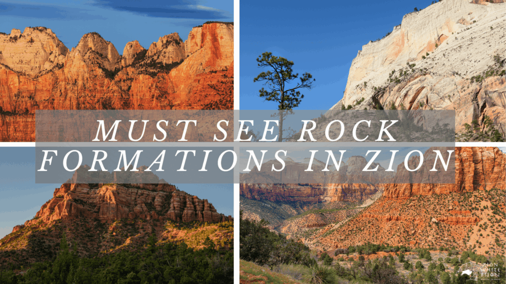 rock formations in Zion National Park